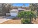 Single-story house with a two-car garage and tropical landscaping at 364 Terrace Rd, Tarpon Springs, FL 34689