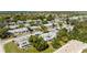 Aerial view of a residential community near the water at 4220 Sheldon Pl # 4220, New Port Richey, FL 34652