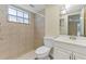 Clean bathroom with a shower/tub combo and white vanity at 4220 Sheldon Pl # 4220, New Port Richey, FL 34652