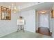Formal dining room featuring a chandelier and hardwood floors at 5200 Brittany S Dr # 1708, St Petersburg, FL 33715