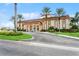 Attractive community clubhouse with palm trees at 5200 Brittany S Dr # 1708, St Petersburg, FL 33715