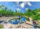 Kidney-shaped pool in need of repair at 7923 18Th E Ave, Palmetto, FL 34221