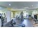 Community gym featuring an elliptical, treadmill, rowing machine, and weight-lifting machine at 10100 Sailwinds N Blvd # 106, Largo, FL 33773