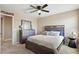 Bedroom featuring neutral walls, modern furniture set, and ample natural light creating a comfortable and stylish retreat at 12013 Whistling Wind Dr, Riverview, FL 33579
