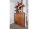 Modern wood cabinet with shelving and storage at 1940 72Nd Ne Ave, St Petersburg, FL 33702