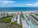 Beachfront property location shown in this aerial view of the area at 19807 Gulf Blvd # 128, Indian Shores, FL 33785
