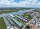 This overhead view shows the property's coastal location at 19807 Gulf Blvd # 128, Indian Shores, FL 33785
