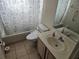 Clean bathroom with bathtub, toilet and vanity at 2421 E Del Webb Blvd, Sun City Center, FL 33573