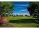 Picturesque golf course with lush greenery and a golfer at 2421 E Del Webb Blvd, Sun City Center, FL 33573
