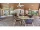 Community room with tables and chairs for gatherings at 2582 Bentley Dr, Palm Harbor, FL 34684