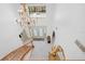 Stunning foyer with a chandelier and marble flooring, viewed from above at 3073 Woodsong Ln, Clearwater, FL 33761