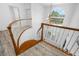 View from the second floor overlooking the grand entryway at 3073 Woodsong Ln, Clearwater, FL 33761