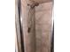 Clean shower with tile surround at 6345 Newtown Cir # 45A3, Tampa, FL 33615