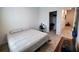 Bedroom with a desk, a bed, and closet space at 11834 Brighton Knoll Loop, Riverview, FL 33579