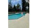 Large, refreshing pool in a private backyard at 16501 Cranwood Pl, Tampa, FL 33618