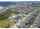 Aerial view of house location within residential community at 17036 Peaceful Valley Dr, Wimauma, FL 33598
