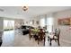 Dining room with table and chairs at 17036 Peaceful Valley Dr, Wimauma, FL 33598