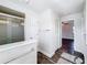 Bathroom with standing shower, hardwood floors, and lots of natural light at 1715 S Pebble Beach Blvd, Sun City Center, FL 33573