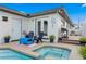 Inviting pool area with spa and patio furniture, perfect for relaxation at 3401 W North B St, Tampa, FL 33609