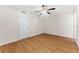 Bedroom with ceiling fan and laminate flooring at 1950 59Th N Ave # 114, St Petersburg, FL 33714