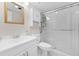 Clean bathroom with walk-in shower and white vanity at 1950 59Th N Ave # 114, St Petersburg, FL 33714