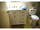 Well-appointed bathroom with a modern vanity and tiled floor at 2100 World Parkway Blvd # 58, Clearwater, FL 33763