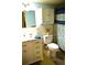 Clean bathroom with updated vanity and tiled shower at 2100 World Parkway Blvd # 58, Clearwater, FL 33763