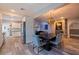 Elegant dining area with a dark wood table and stylish chairs at 2134 Serpentine S Cir, St Petersburg, FL 33712