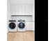Modern laundry room with front-load washer and dryer at 2912 W Santiago St # 2204, Tampa, FL 33629