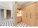 Modern lockers with a sleek design and geometric tile floor at 2912 W Santiago St # 2204, Tampa, FL 33629