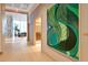 Building hallway with modern art and mailboxes at 2912 W Santiago St # 2204, Tampa, FL 33629
