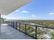 Spacious balcony offering stunning panoramic views of the city and ocean at 2912 W Santiago St # 2204, Tampa, FL 33629