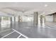 Underground parking garage with designated parking spaces and ample room for vehicles at 777 N Ashley Dr # 1808, Tampa, FL 33602