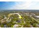 An aerial view of the community and its proximity to shopping at 1135 Candler Rd, Clearwater, FL 33765