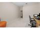 Empty office with neutral colored carpet and neutral paint at 2501 Rustic Oaks Dr, Lutz, FL 33559
