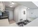 Kitchen with stainless steel range and refrigerator, ample counter space at 3020 Bonaventure Cir # 102, Palm Harbor, FL 34684