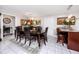 Formal dining room with a large table and comfortable seating at 306 Inlet Ct, Largo, FL 33756