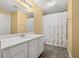 Bathroom with a large vanity, shower, and toilet; clean and well maintained at 345 Bayshore Blvd # 308, Tampa, FL 33606