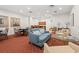 Relaxing communal area with patterned carpeting, comfortable seating, and tasteful decor at 345 Bayshore Blvd # 308, Tampa, FL 33606