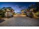 View of a gated entrance to a community at dusk at 455 Pinellas Bayway S # 2B, Tierra Verde, FL 33715