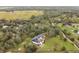 Aerial view of property showing the home's location and surrounding landscape at 12709 Mannhurst Oak Ln, Lithia, FL 33547