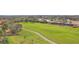 Aerial view of homes and golf course at 13141 Palmilla Cir, Dade City, FL 33525