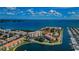 Aerial view of waterfront condo building at 19029 Us Highway 19 N # 9-706, Clearwater, FL 33764