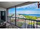 View of the bay from the screened balcony at 19029 Us Highway 19 N # 9-706, Clearwater, FL 33764