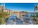 Private community dock extending over calm water at 19029 Us Highway 19 N # 9-706, Clearwater, FL 33764