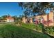 Landscaped gated entrance to the community at 19029 Us Highway 19 N # 9-706, Clearwater, FL 33764