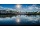Waterfront view of community with lush landscaping at 19029 Us Highway 19 N # 9-706, Clearwater, FL 33764