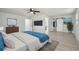 Relaxing main bedroom with walk-in closet and adjacent bathroom at 3414 Lindsey St, Dover, FL 33527