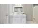 Clean bathroom, featuring a vanity with modern fixtures at 345 Bayshore Blvd # 808, Tampa, FL 33606