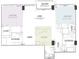 Two-bedroom, two-bathroom floor plan with an open living and kitchen area at 345 Bayshore Blvd # 808, Tampa, FL 33606